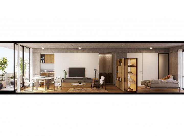 Departamento · 44m² · 2 Ambientes
