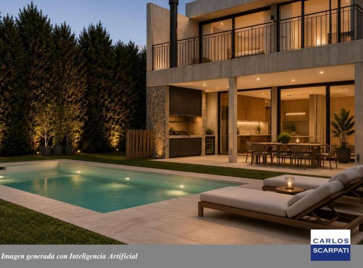 Casa · 220m² · 6 Ambientes · 3 Cocheras
