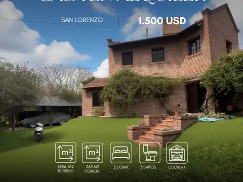 Casa en Alquiler en San Lorenzo, Capital