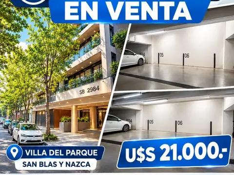 Cochera en Venta en Villa del Parque, CABA