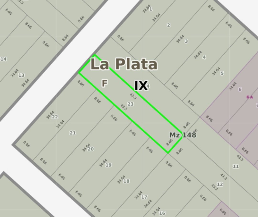 Lote en venta, La Plata