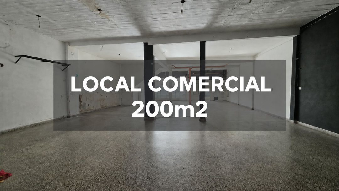 LOCAL COMERCIAL ALQUILER EL PALOMAR 200 M2