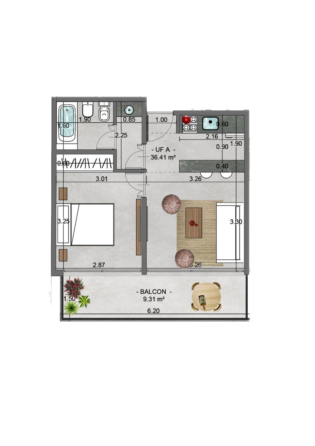 VENDE 2 AMB POZO - OPORTUNIDAD - ORTUZAR 1er piso