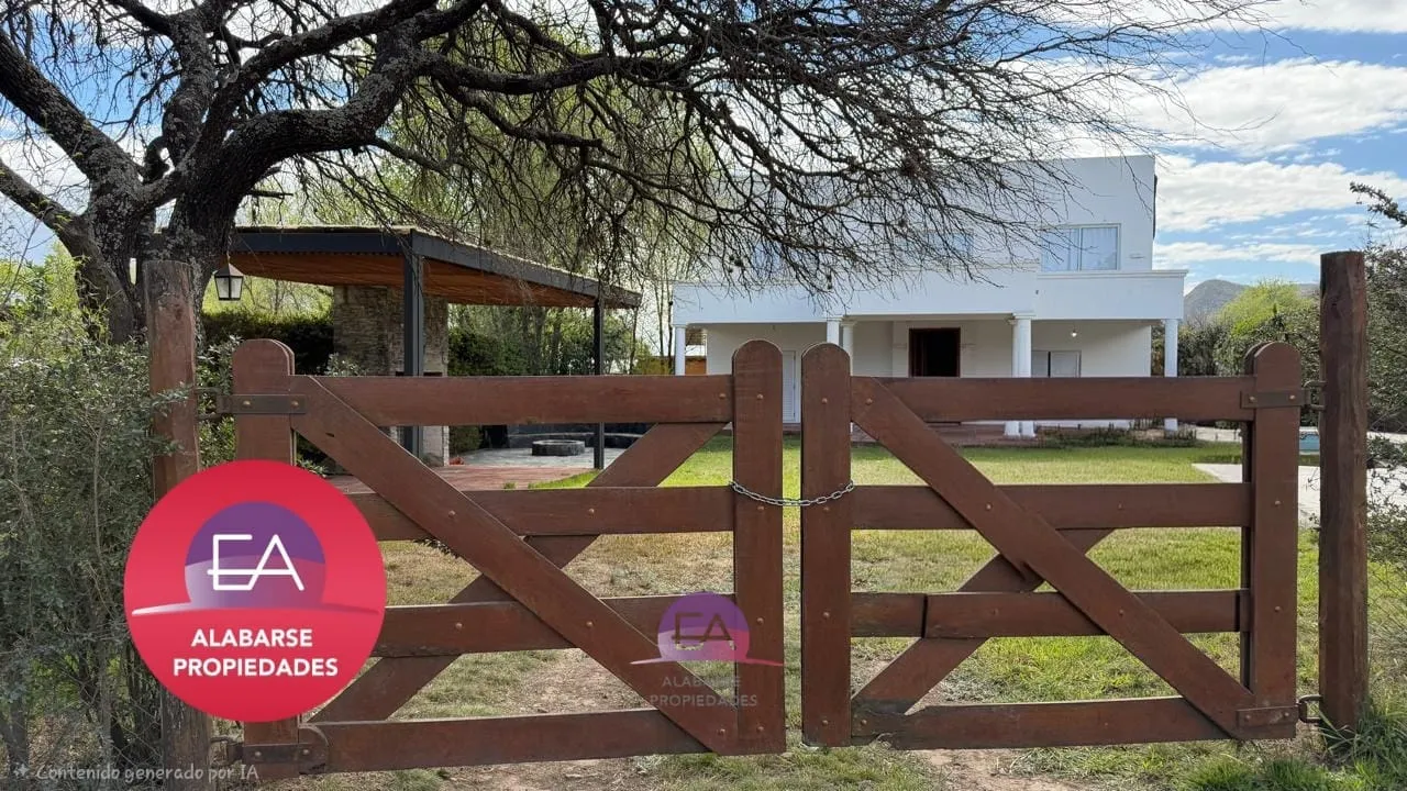 UNA CASA ESPECIAL EN SANTA ROSA DE CALAMUCHITA