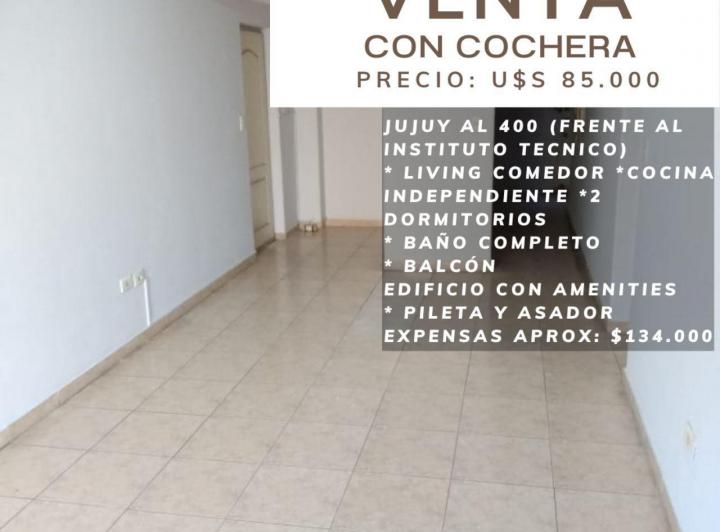 Departamento · 54m² · 3 Ambientes · 1 Cochera
