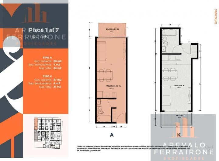 Departamento · 23m² · 1 Ambiente