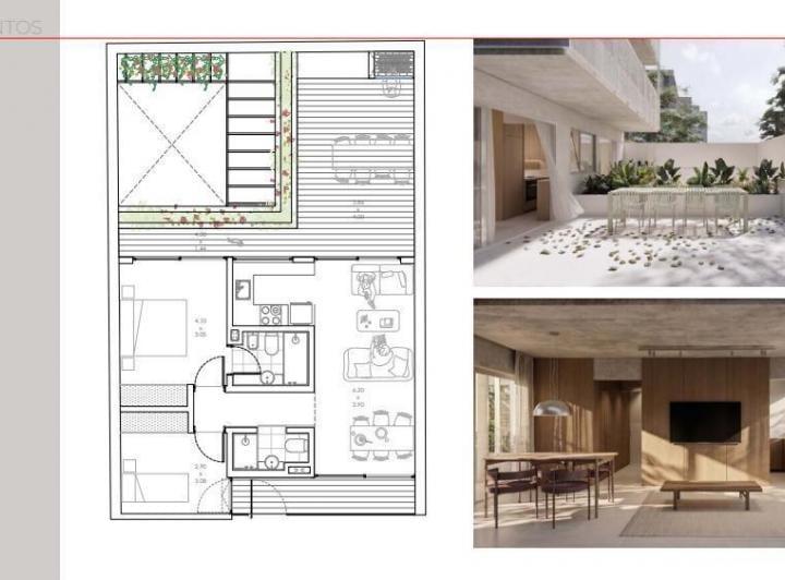 Departamento · 58m² · 3 Ambientes