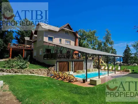 Hotel boutique c/pileta y vista al lago