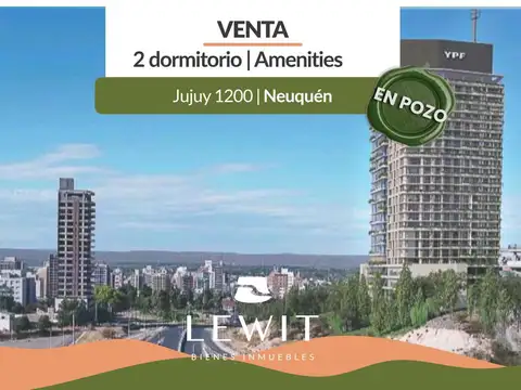 Venta departamento | 2 dormitorios | pileta | gimnasio | 2 sum | laundry | torre aura ypf | neuquén
