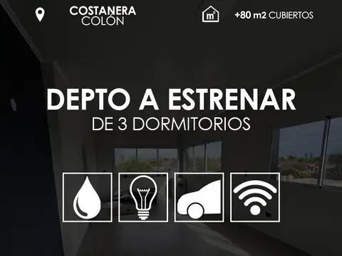 Departamento a estrenar en colón