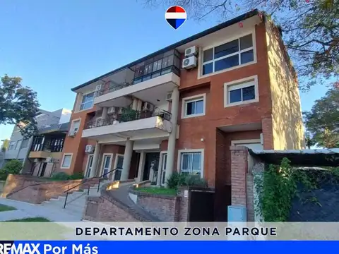Depto 2 dormitorios y cochera, parque urquiza