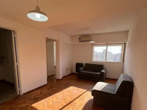 Departamento 1 dormitorio con excelente iluminación
