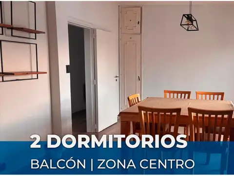 Venta depto 2 dormitorios con balcon al frente