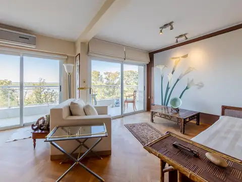 Venta - departamento un dormitorio con balcón aterrazado con vista al río - zona centro río
