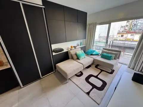 Hermoso monoambiemnte con balcon, en palermo hollywood alquiler temporario