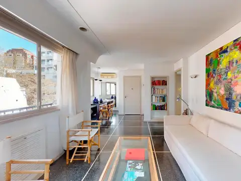 Alquiler temporario 3 ambientes último piso con balcón y vistas abiertas | palermo nuevo