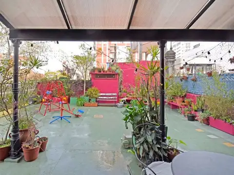 Venta ph 3 ambientes en nuñez.terraza con quincho y parrilla