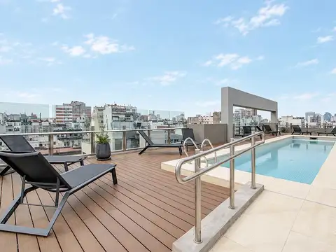 A estrenar 2 ambientes con balcón en om recoleta. seguridad 24 hs. sum, parrilla, pileta, solarium