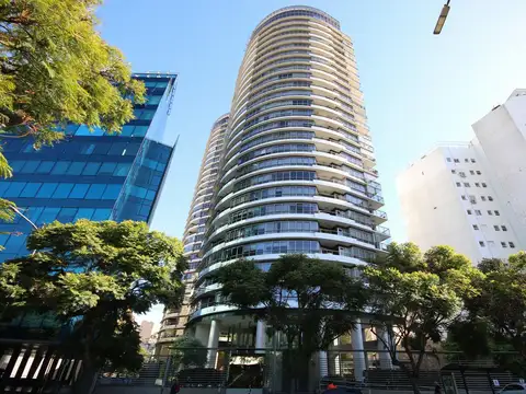 Alquiler 2 ambientes piso alto con cochera y baulera  en palermo  torre palermo view full amenities