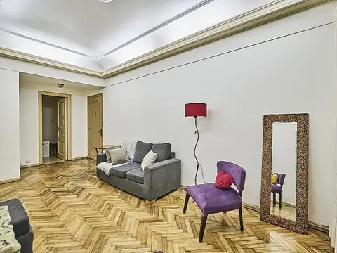 Departamento 3 ambientes semipiso con 2 patios en balvanera