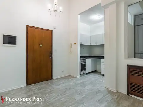 Departamento 2 ambientes con patio