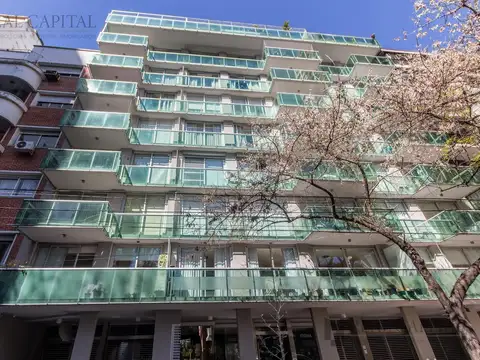 Alquiler monoambiente - belgrano - full amenities - balcon - pileta-seguridad-sum-parrilla