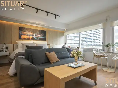 Venta departamento monoambiente con cochera en zencity  puerto madero