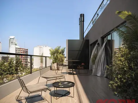 Venta departamento de 4 ambientes con balcón terraza con parrilla en colegiales, en pozo