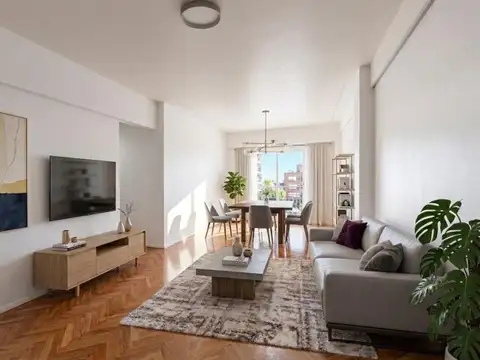 Semipiso - cochera - frente - balcón - belgrano