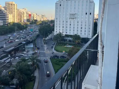 Vista abierta 3 dormitorios, cochera - recoleta
