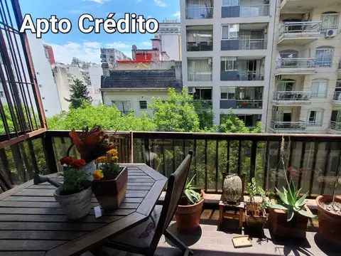 Venta  4 ambientes,  dependencia  balcón recoleta