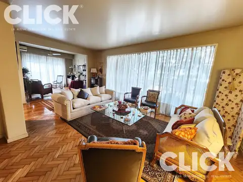 Venta - piso 4 ambientes con 3 balcones y dependencia - recoleta