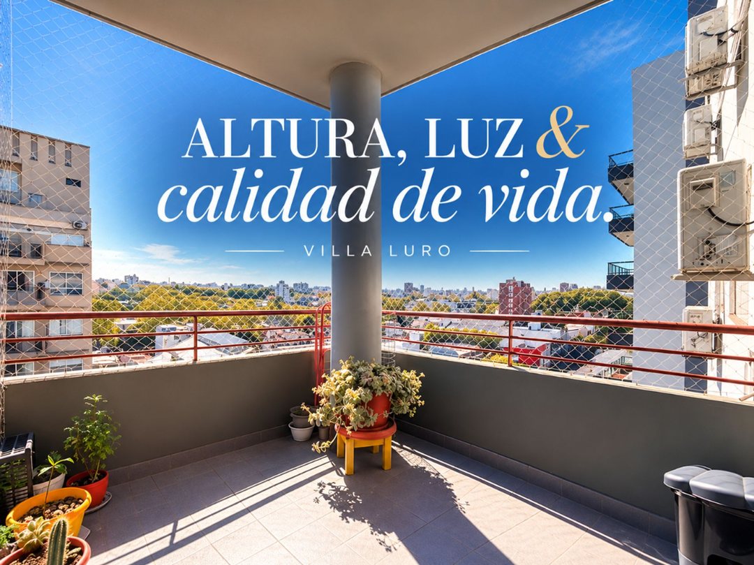 DEPARTAMENTO 3 AMBIENTES APTO CREDITO VILLA LURO