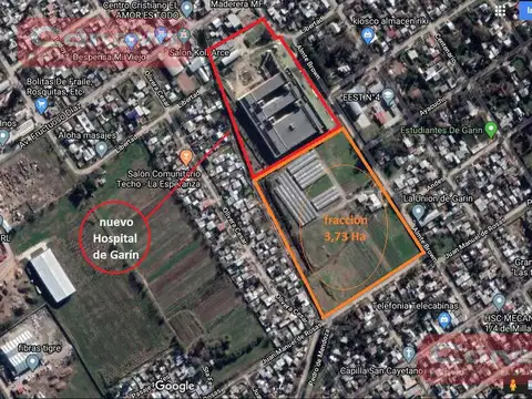 Terreno en Venta en Garin, Partido de Escobar