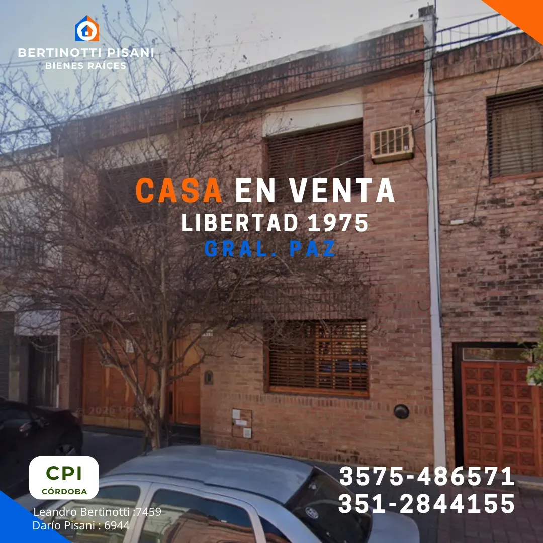 🏡 CASA EN VENTA – General Paz | USD 120.000 // 📍 Libertad 1975, Córdoba Capital