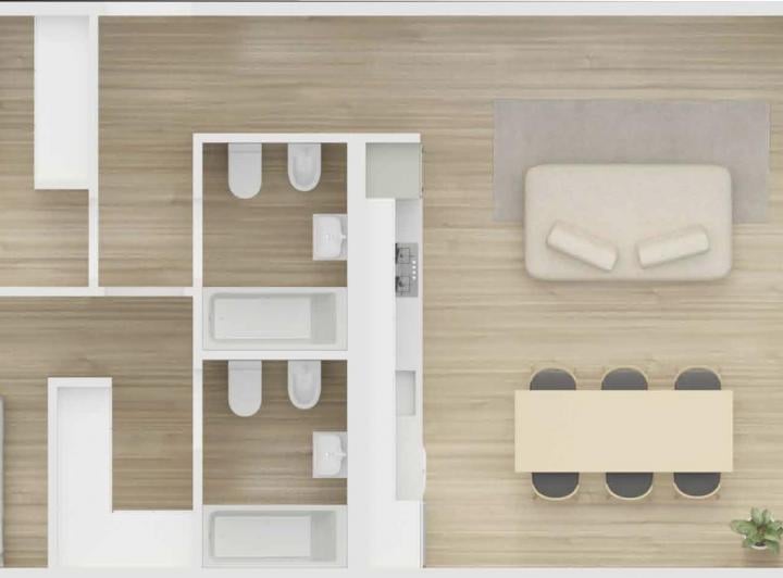 Departamento · 70m² · 3 Ambientes