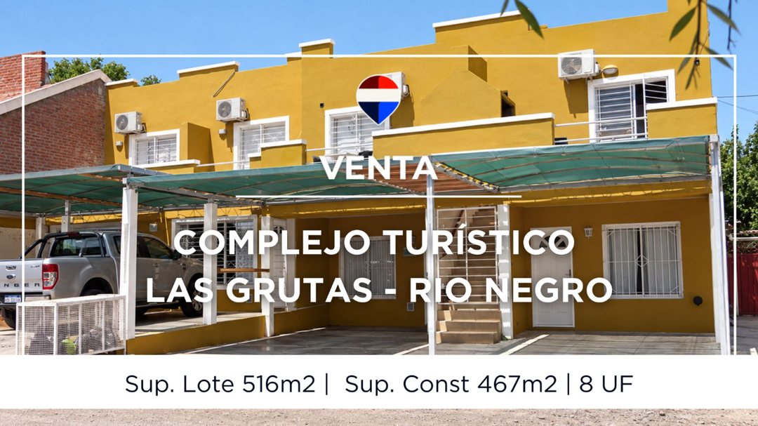 VENTA COMPLEJO TURISTICO 8 UF LAS GRUTAS