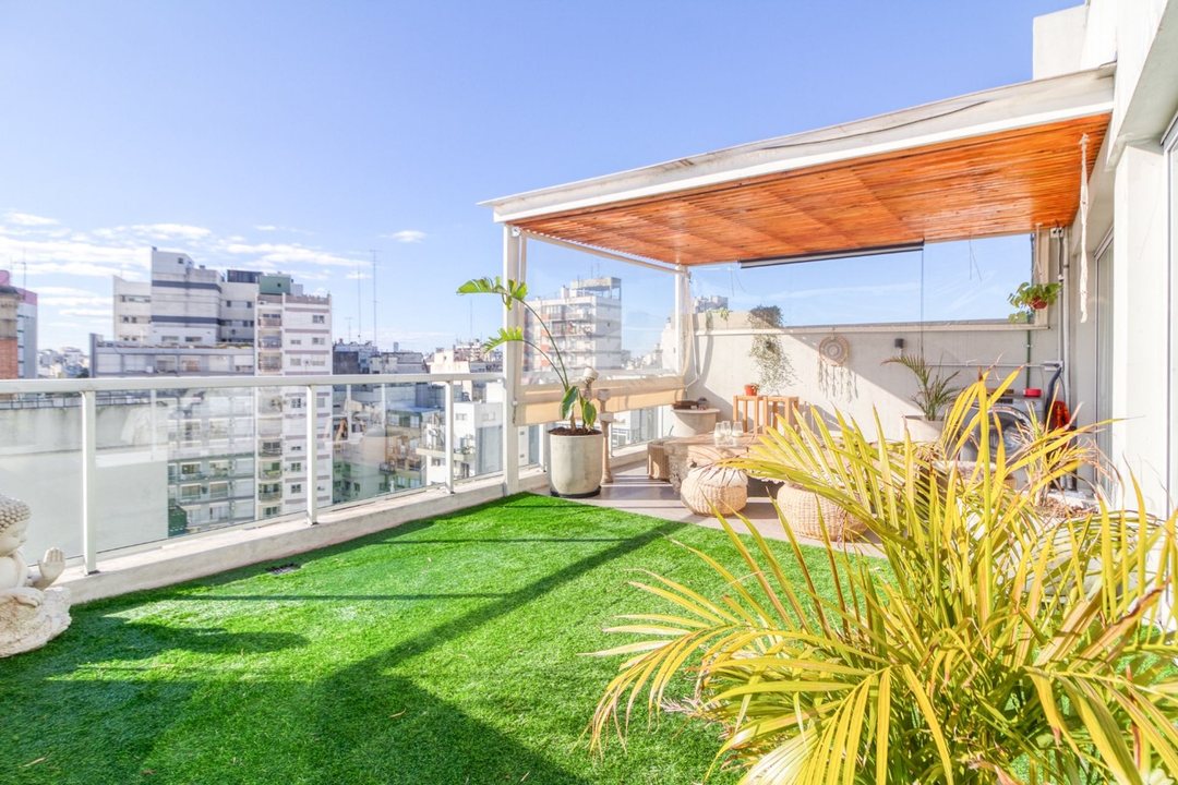 Balcon terraza, 3 amb, c/cochera en Caballito