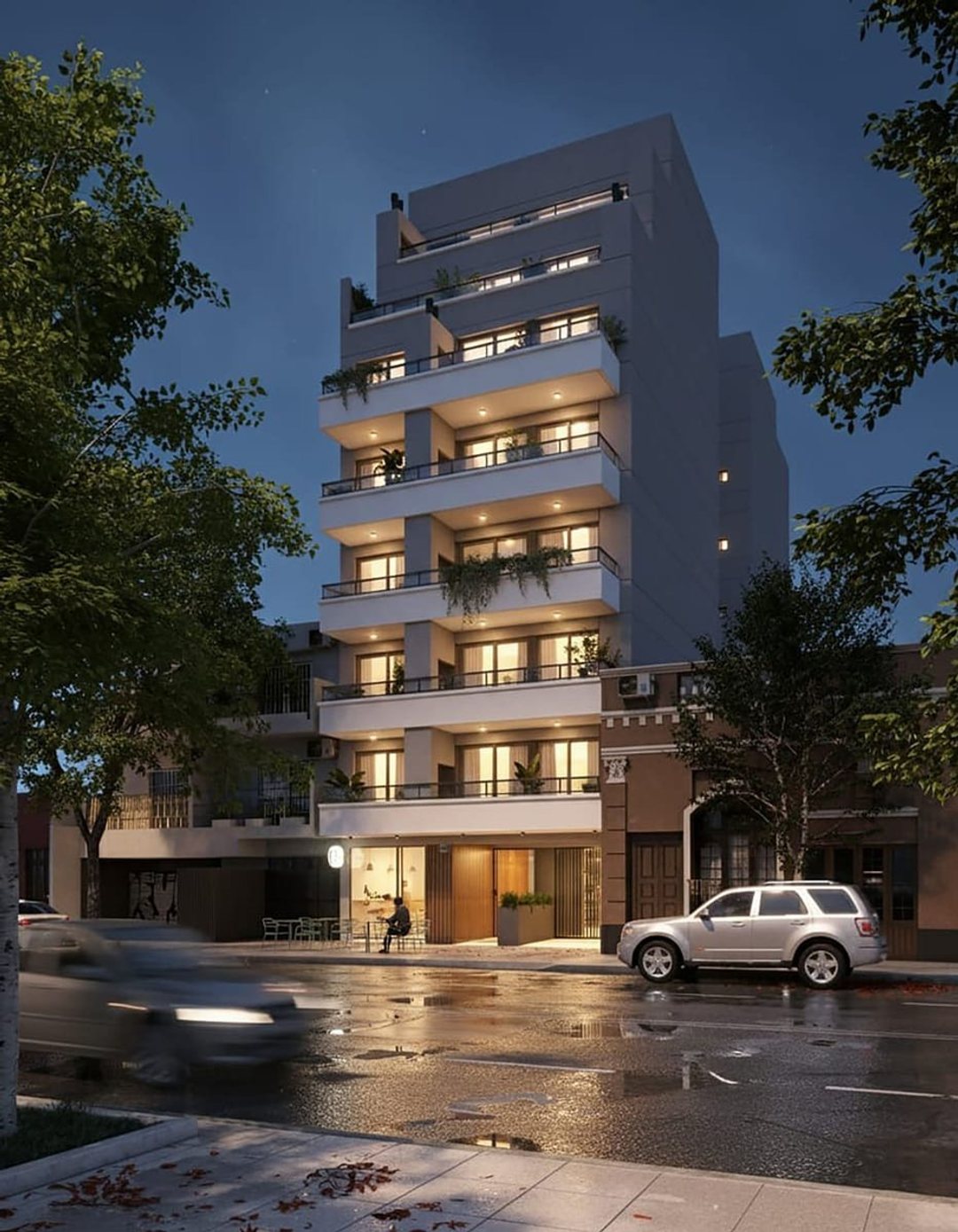 Arcadia Art Residence 3 ambtes c/balcón y terraza
