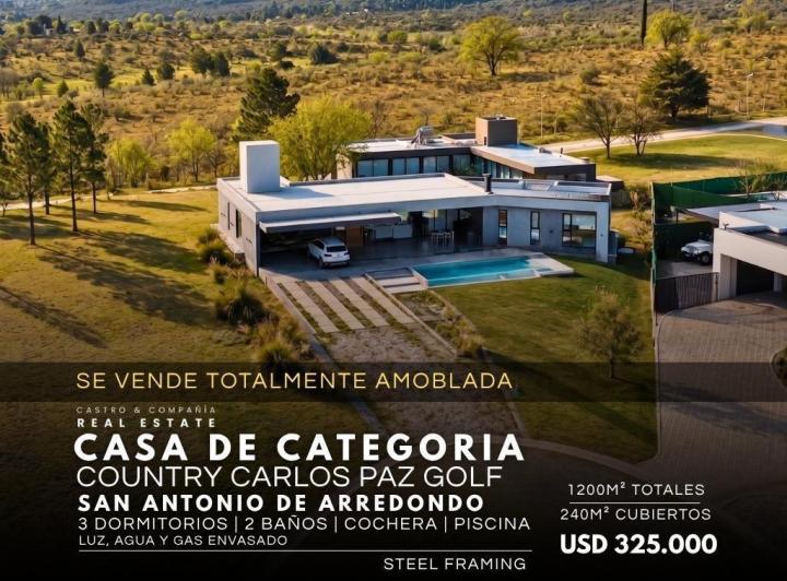 Casa · 240m² · 5 Ambientes · 1 Cochera