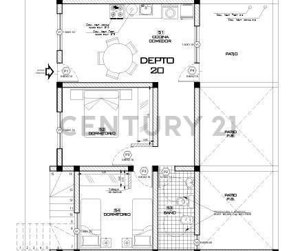 Departamento · 50m² · 3 Ambientes · 1 Cochera