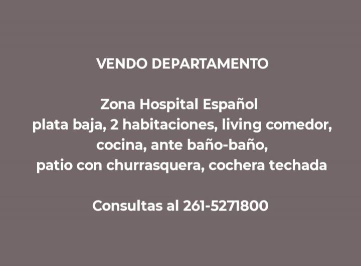 Departamento · 55m² · 2 Ambientes · 1 Cochera