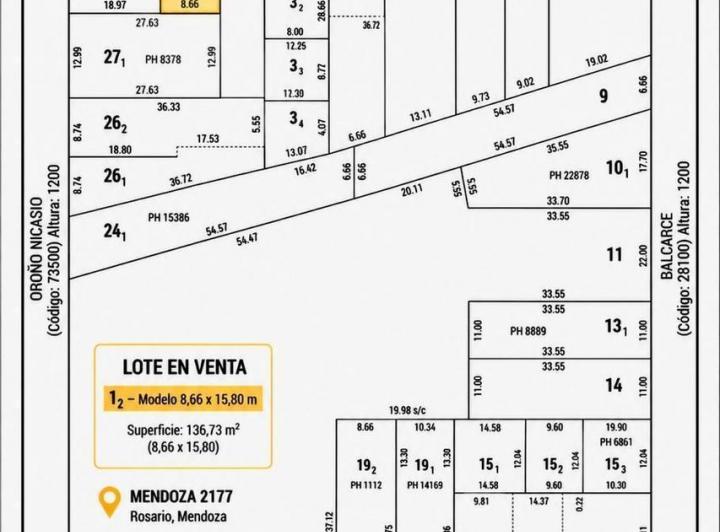 Terreno · 137m²