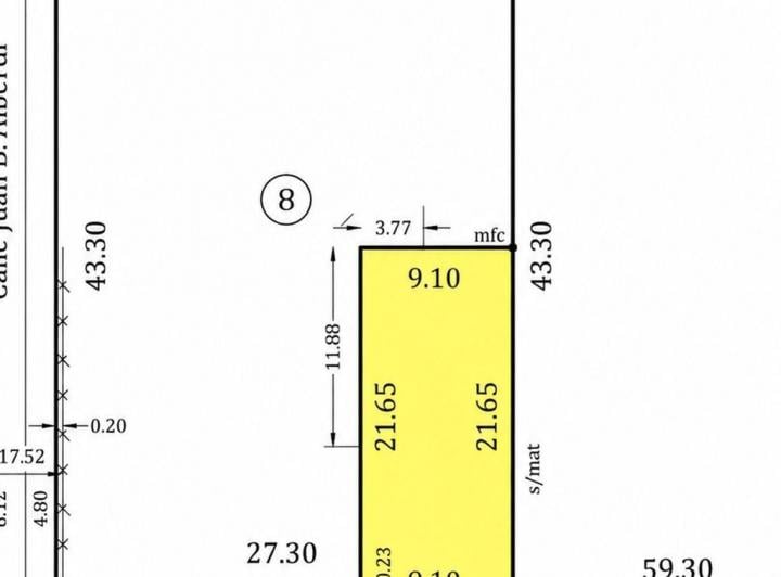 Terreno · 197m²