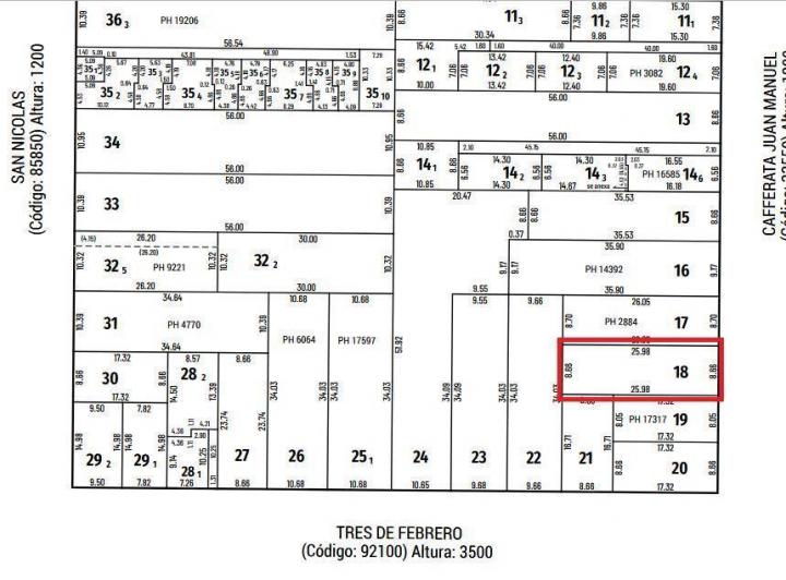 Terreno · 224m²