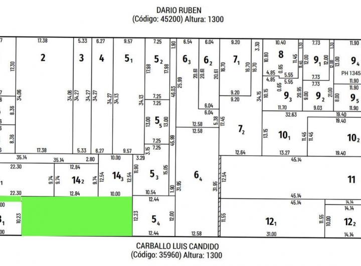 Terreno · 329m²