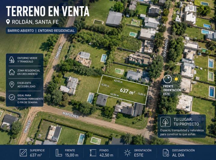 Terreno · 637m²