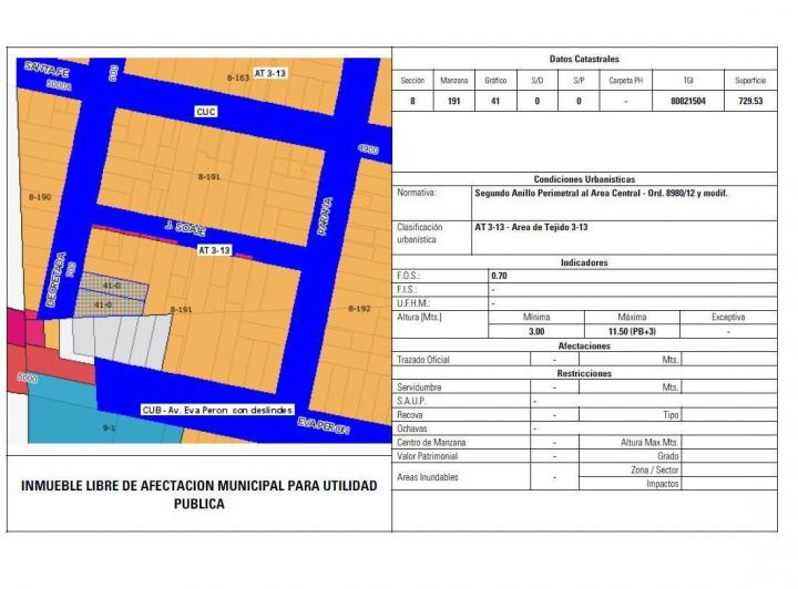 Terreno · 730m²