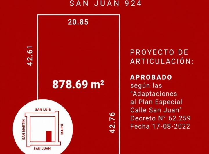 Terreno · 878m²