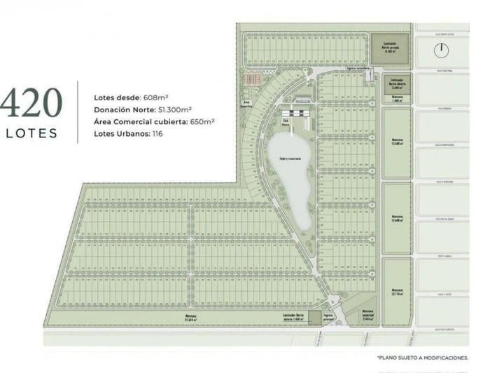 Terreno · 608m²